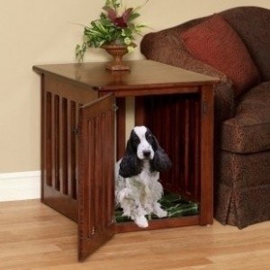 custom wooden dog crate